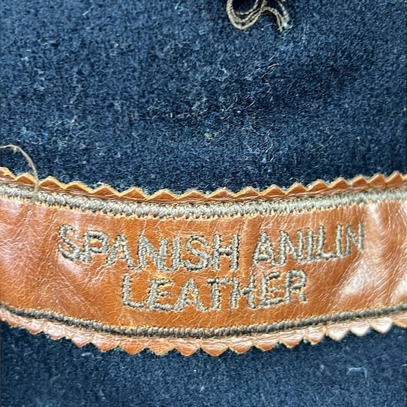 Men's Vintage Boss Brown Leather Full Zip Jacket with Detachable Collar - Picture 5 of 14